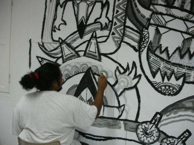 Boogie affiche, atelier Jeumon, 2007