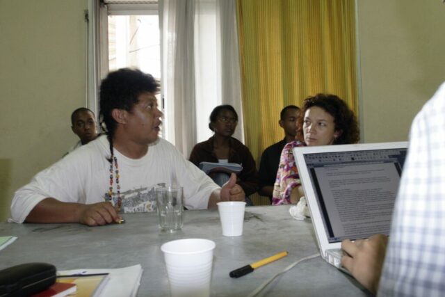 Elabakana Tana, Hemerson, Patricia de Bollivier, ateliers de recherche Gara, dec 2005